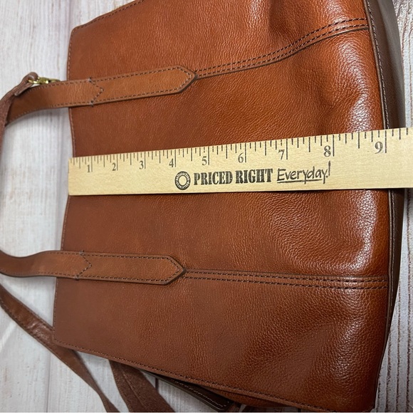 Fossil “Sara” Satchel Handbag Purse Leather - Picture 11 of 13